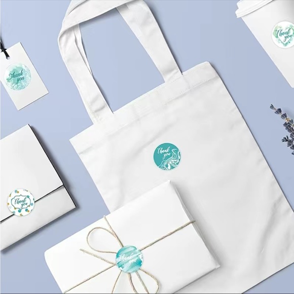 500 1”  Roll Blue Thank You Stickers PRICE IS FIRM - Picture 3 of 4